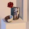 Vaso in marmo multicolore Piero di Arthur Arbesser