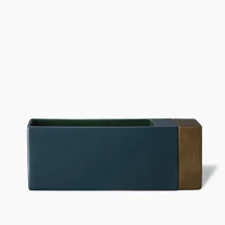 Vaso in ottone e turchese di Dimorestudio
