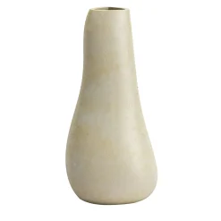 Vaso in pietra calcarea leccese Urano C Beige di Luca Scacchetti