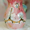 Vaso in porcellana rosa Afrodite