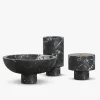 Vaso Inside Out Black Marquina di Karen Chekerdjian