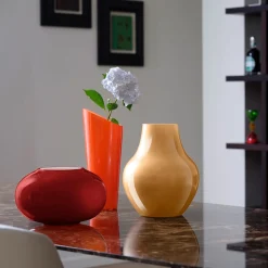 Vaso in Vetro Cognac e Milkwhite Soho
