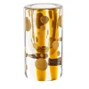 Vaso in vetro di Murano dorato Cilindro S di Peter Marino