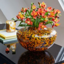 Vaso in Vetro di Murano Leopardo Olla