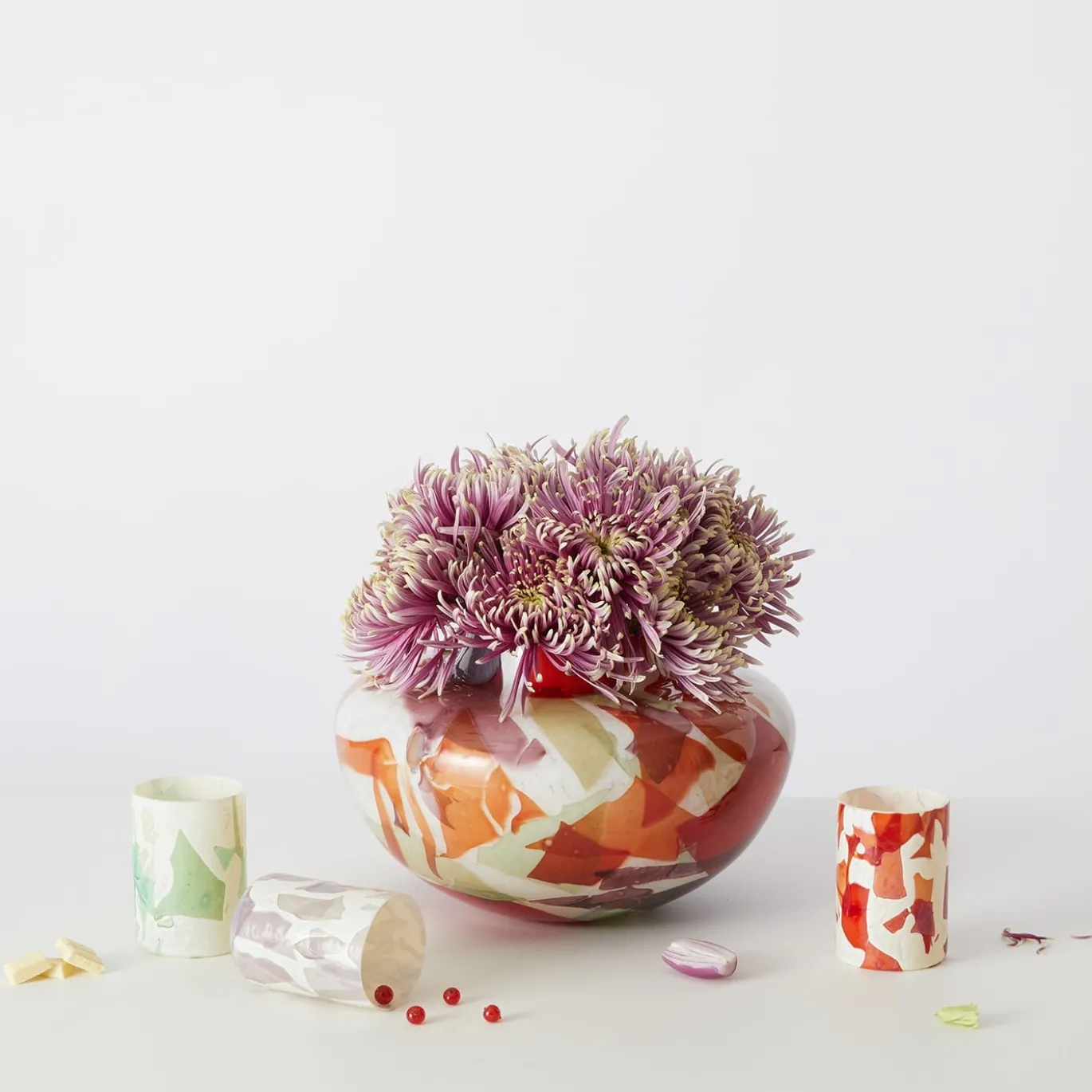 Vaso in Vetro di Murano Primavera Olla