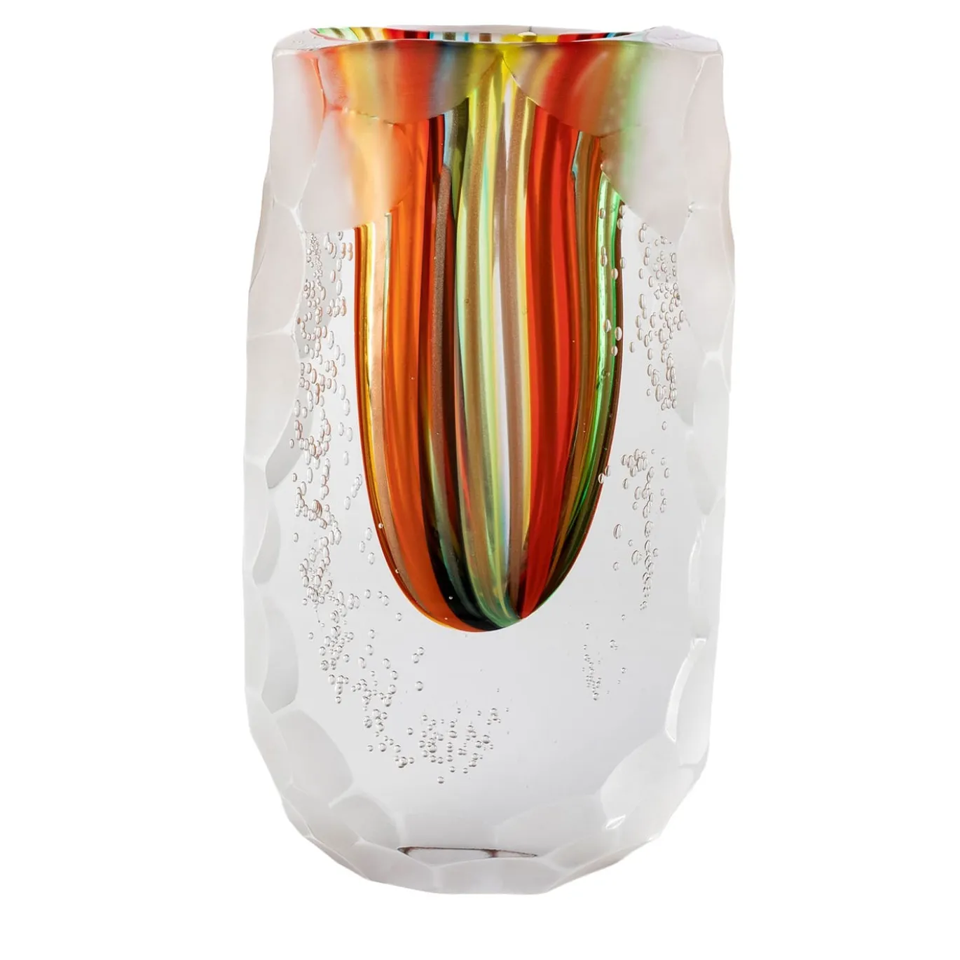 Vaso in vetro di Murano Stella