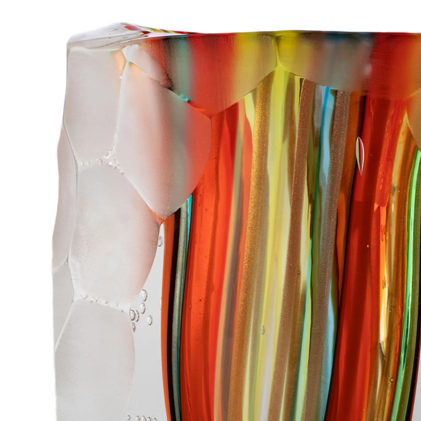 Vaso in vetro di Murano Stella