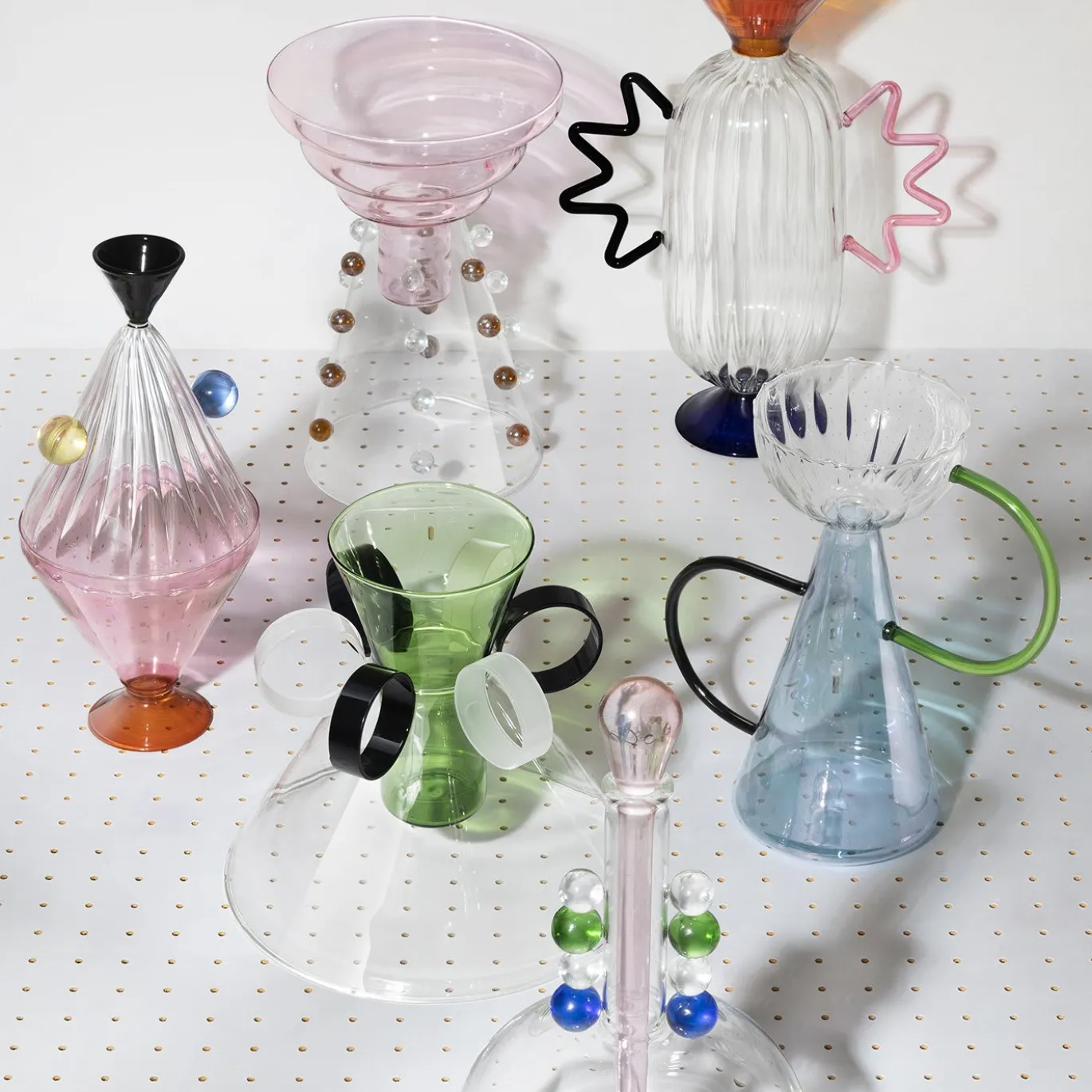 Vaso in vetro soffiato a mano Arabesque 05