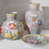 Vaso Iris Garden Alto in Porcellana Grigia