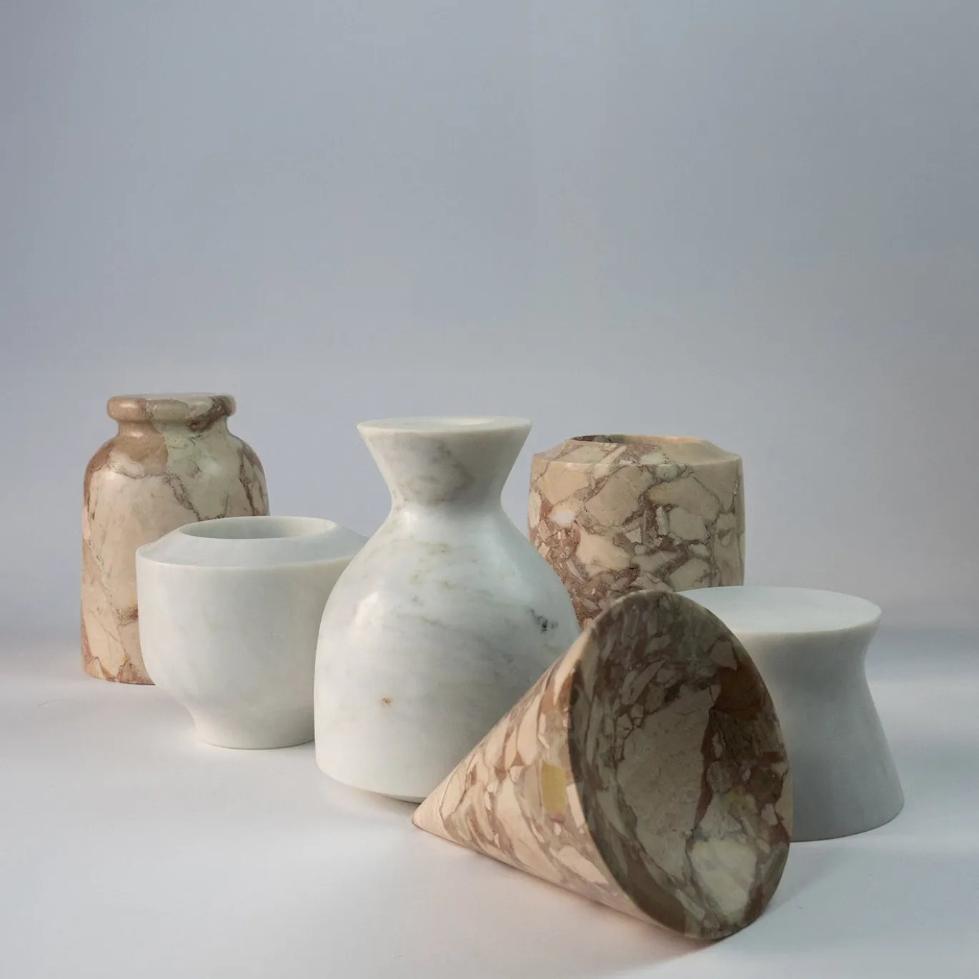 Vaso Itineranti 8 in Marmo