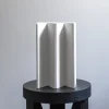 Vaso King in ceramica bianca