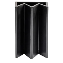 Vaso King in ceramica nera