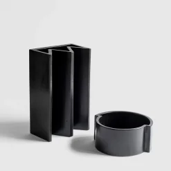Vaso King in ceramica nera