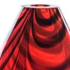 Vaso Knight in Vetro Soffiato Rosso
