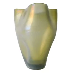 Vaso Laguna Bacan in Vetro di Murano Giallo