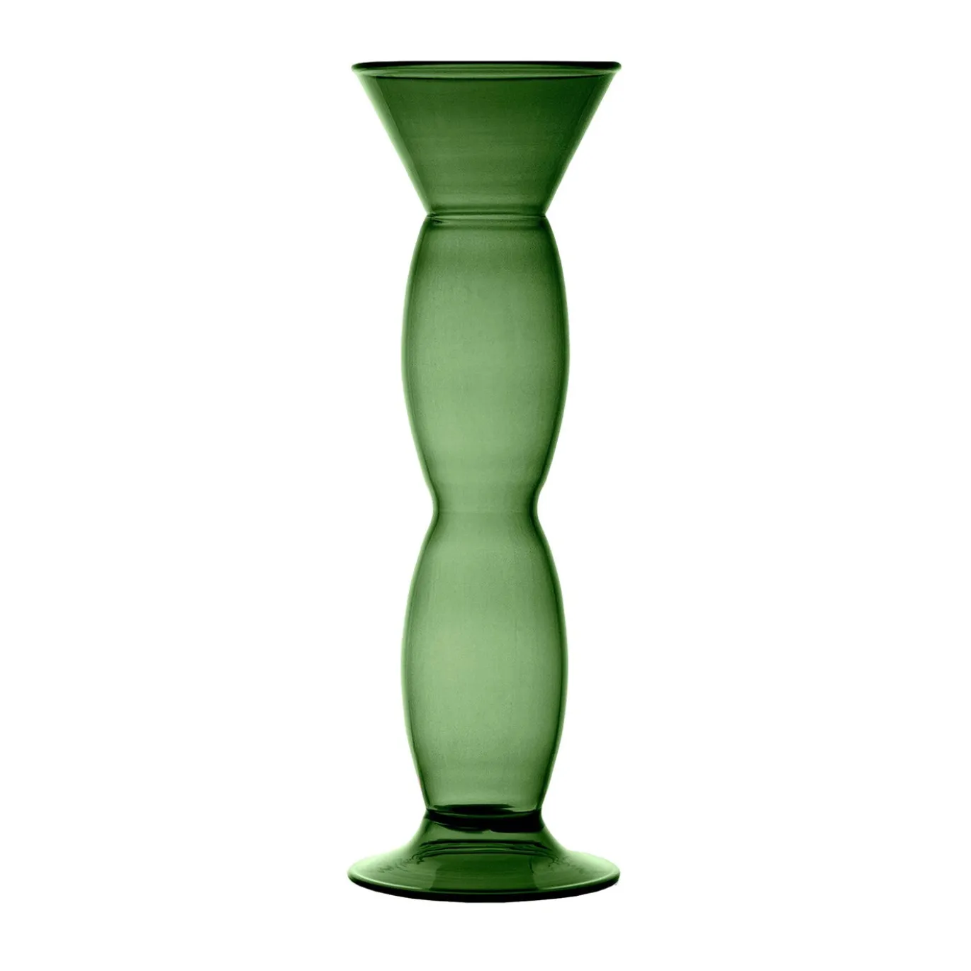 Vaso La Maja in vetro verde