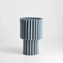 Vaso Le Torri Albero Medio Ceruleo-Blu
