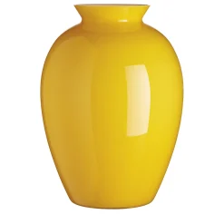 Vaso Lopas in Cristallo Giallo