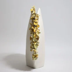 Vaso Luna giallo e bianco