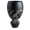Vaso Mandola in ceramica nera di Jean-Christophe Clair