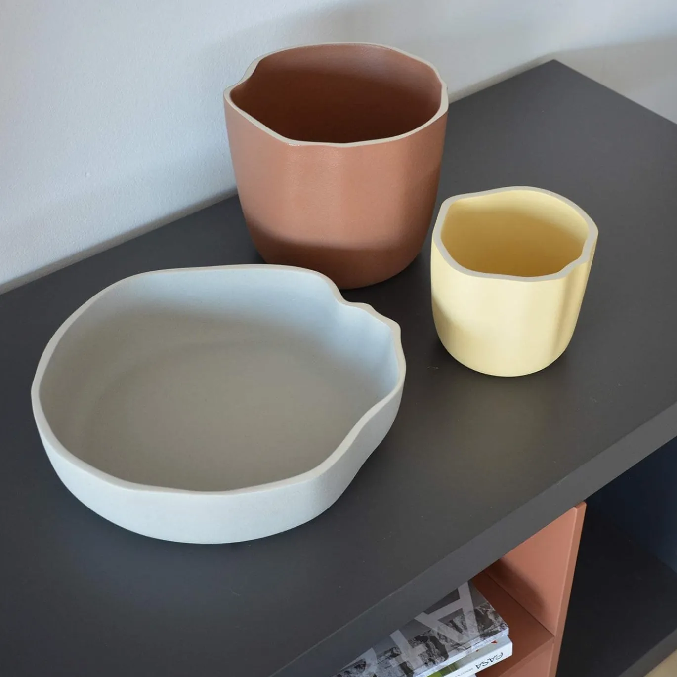 Vaso Marea medio Ruggine