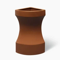 Vaso marrone Curve #3 di Zaven