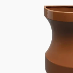 Vaso marrone Curve #3 di Zaven