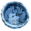 Vaso Medio in Ceramica Onda Blu Leggero Opaco