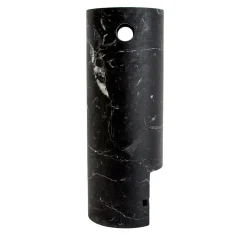 Vaso medio in marmo nero Marquina People