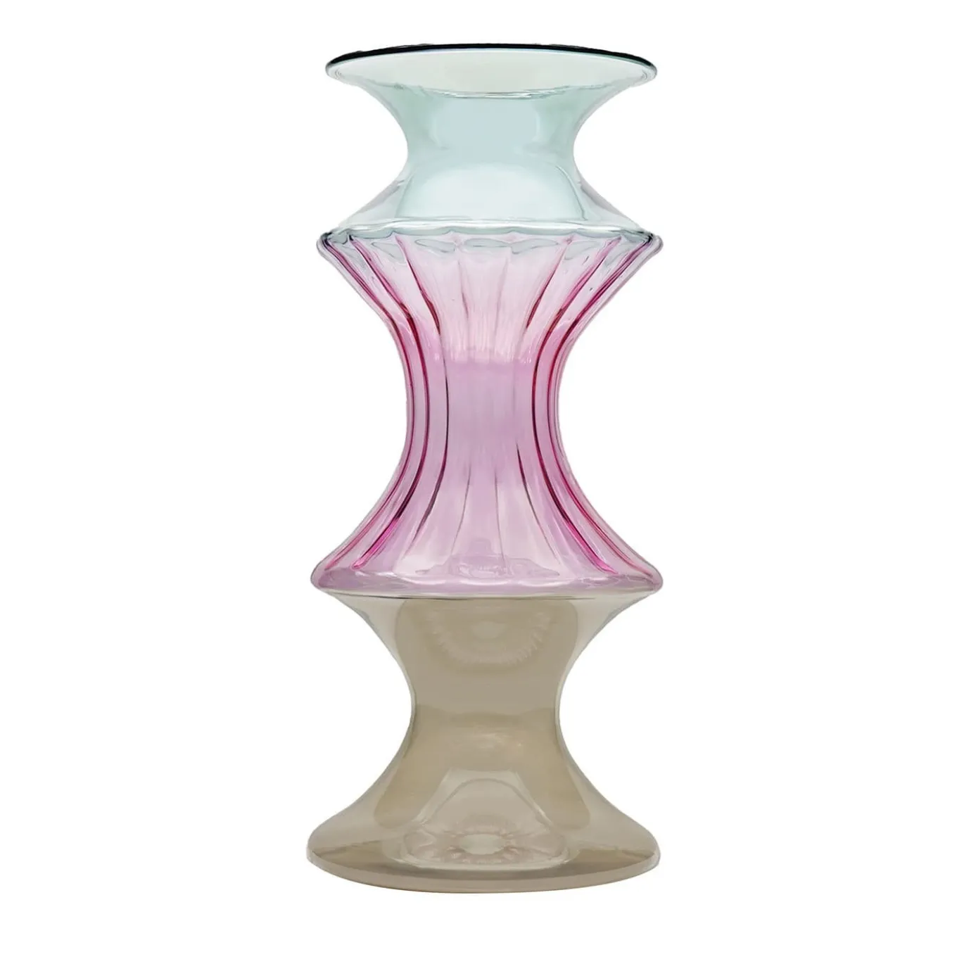 Vaso medio Madame rosa/azzurro/tortora