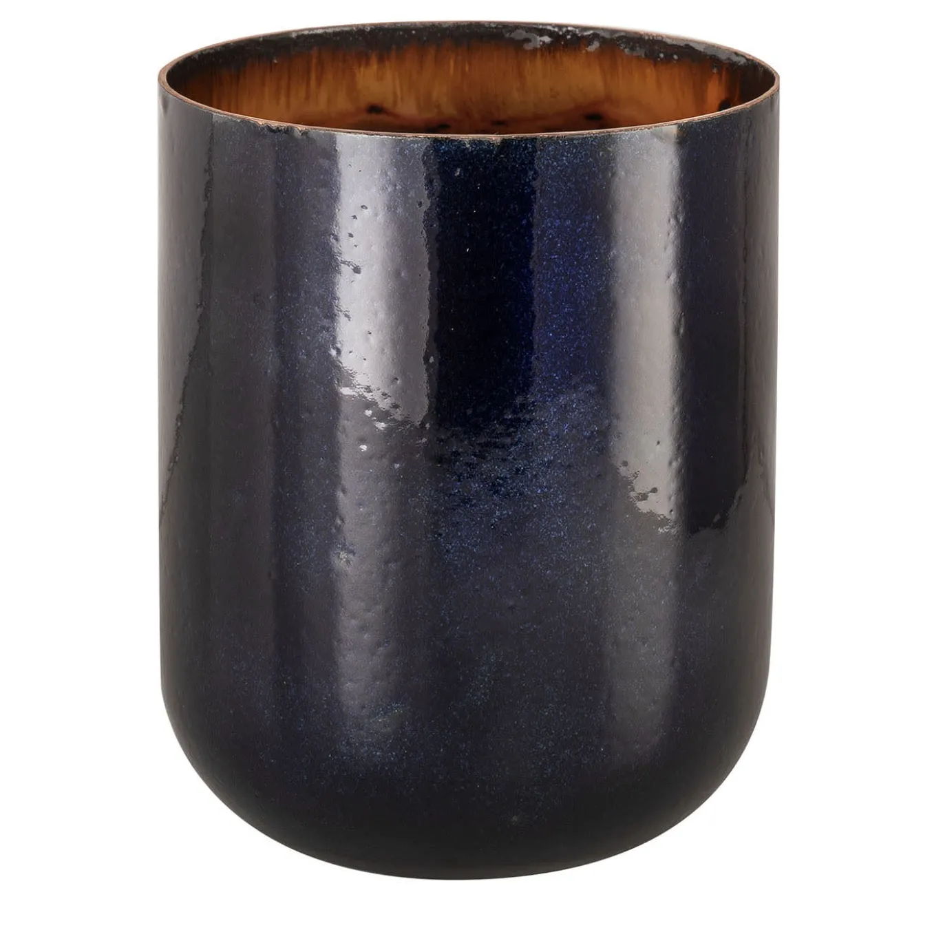 Vaso Mercurio Smalto Arancione M