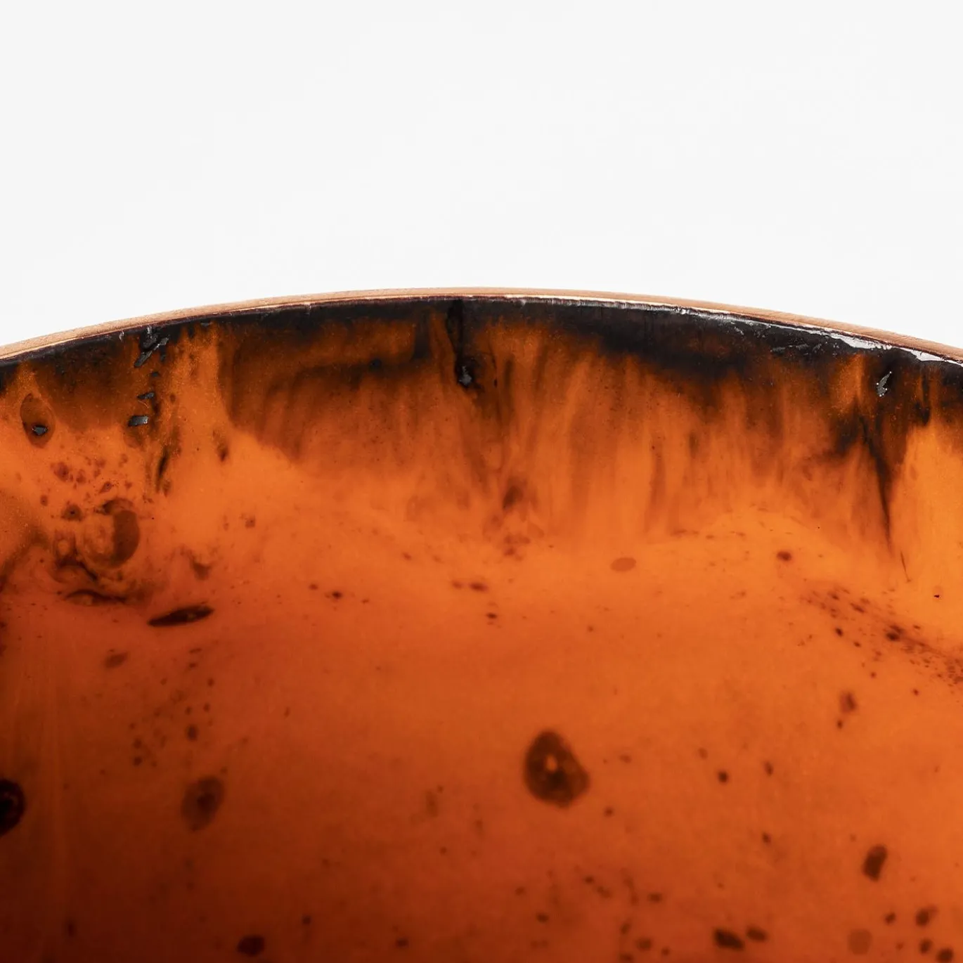 Vaso Mercurio Smalto Arancione M