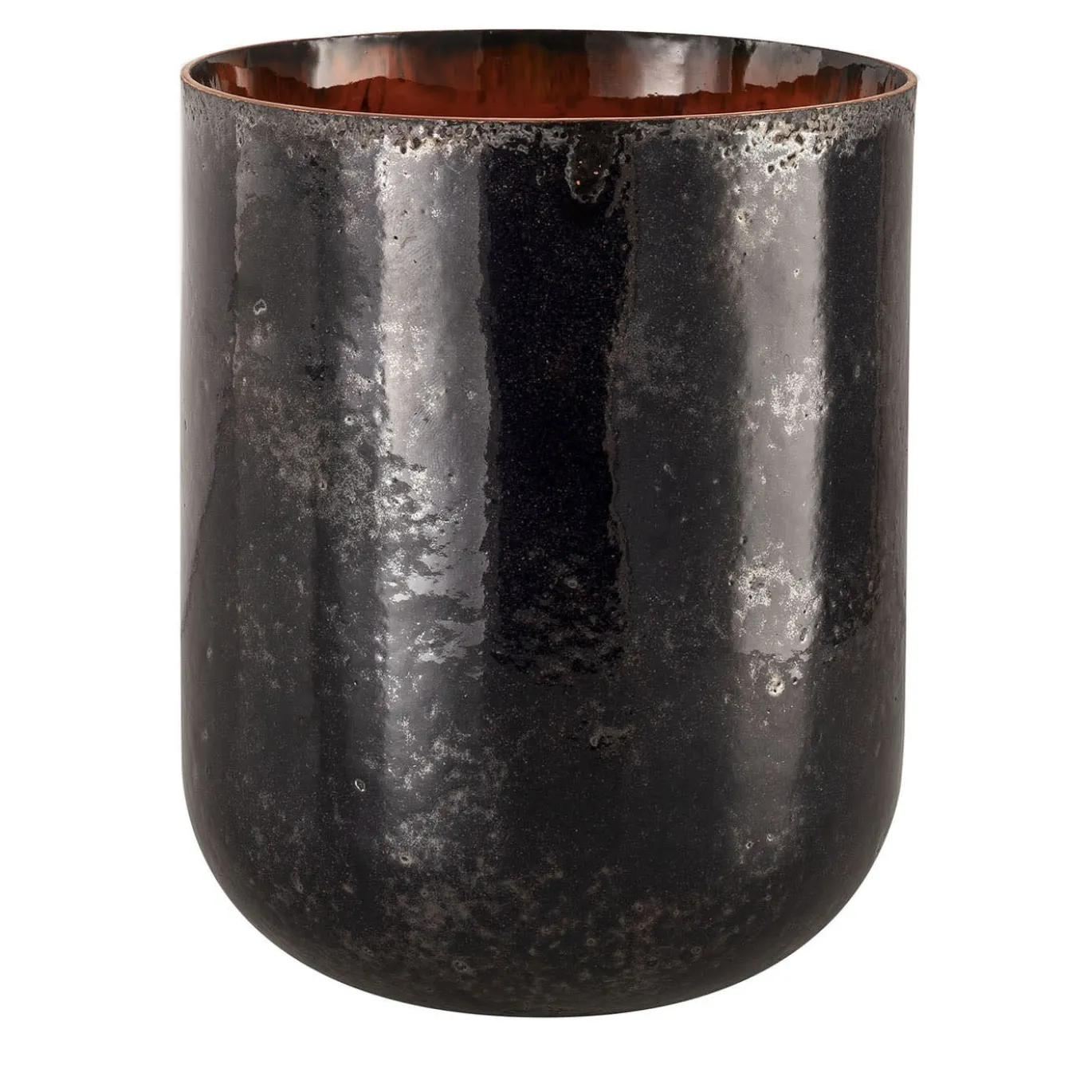 Vaso Mercurio Smalto Rosso M