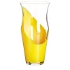 Vaso Monocromo giallo e trasparente di Carlo Moretti