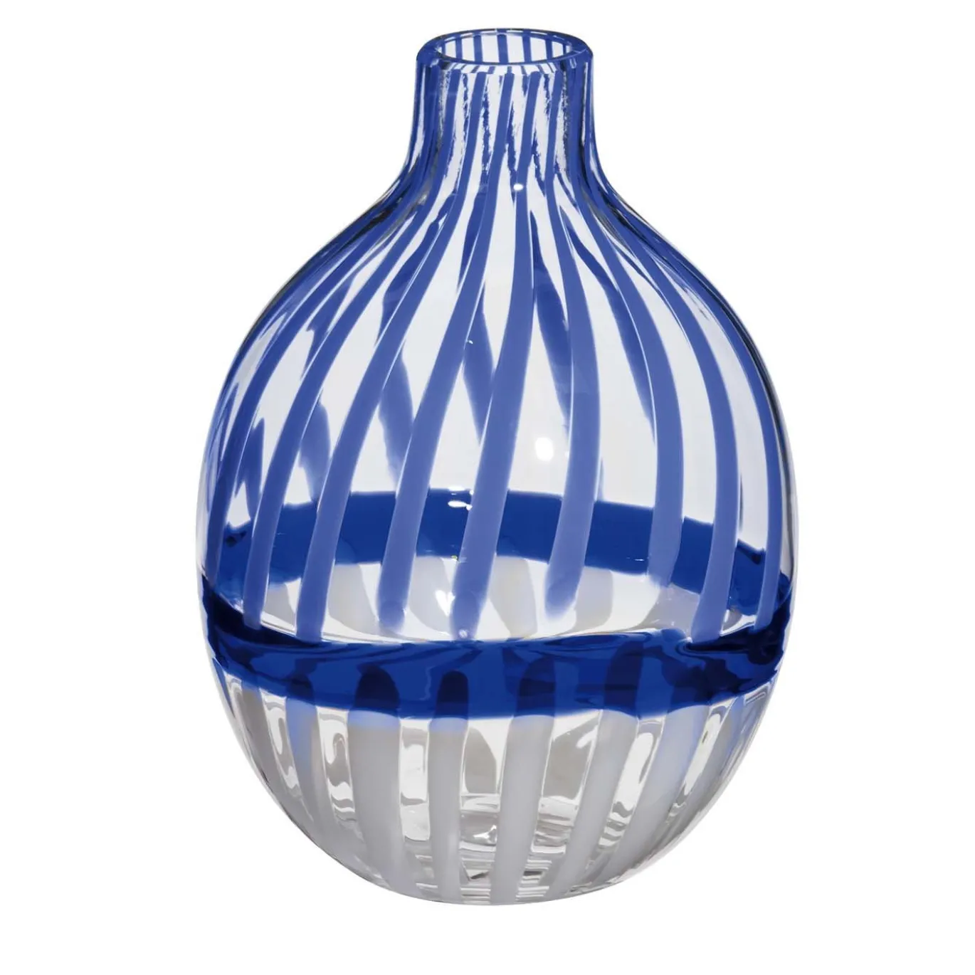 Vaso monofiore blu N. 2