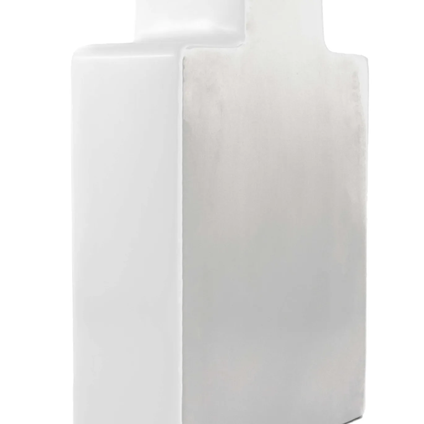 Vaso Moon 02 in ceramica con smalto platino