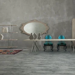 Vaso Moon 06 in ceramica con smalto platino