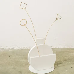 Vaso Multiplo in Ferro Bianco