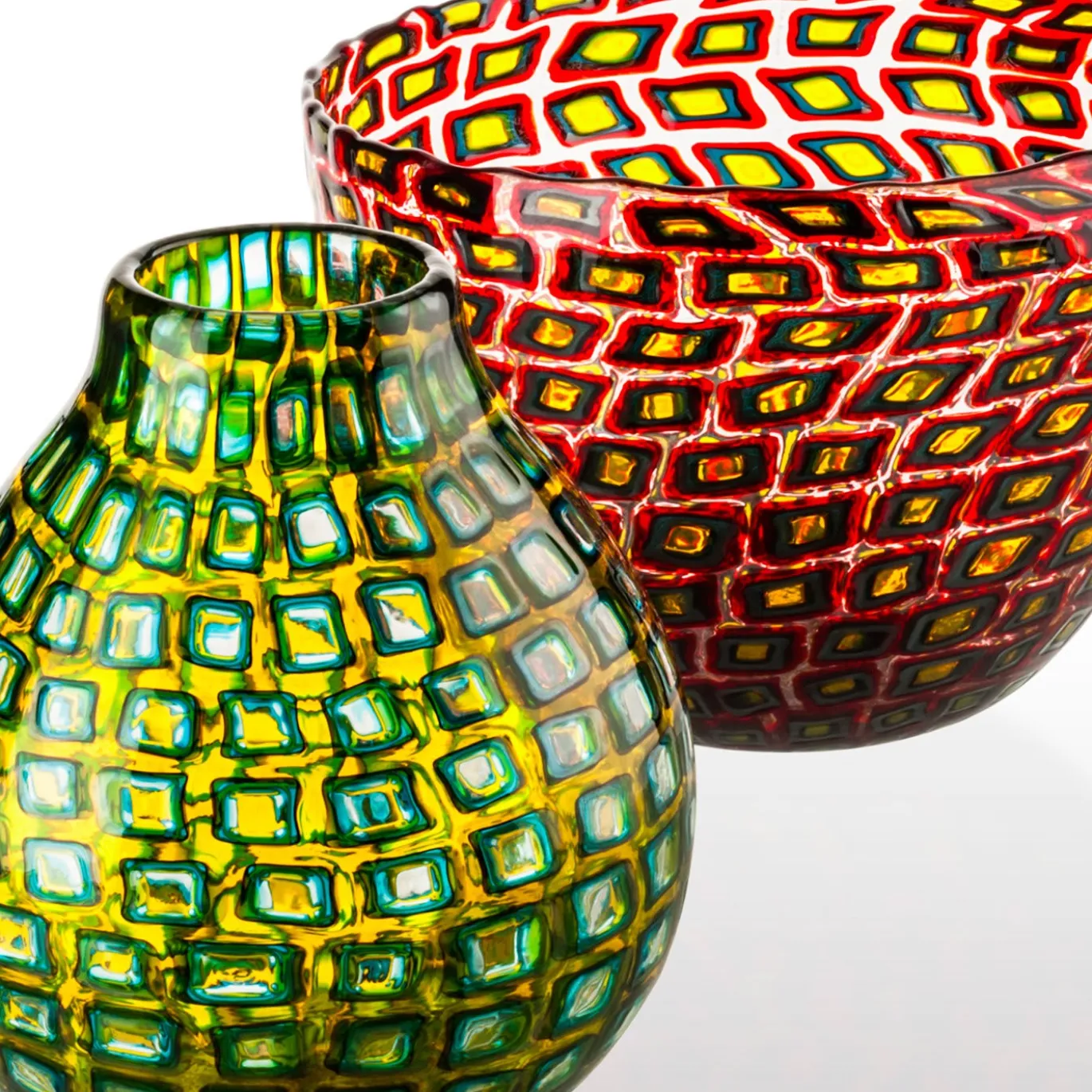 Vaso Murrine Romane di Carlo Scarpa in Multicolore