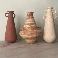 Vaso n.131 Anfora Alto Rosso in Gres