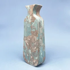 Vaso n.116 Effetto Marmo Azzurro e Grigio