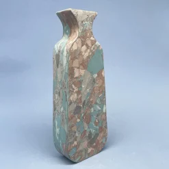 Vaso n.116 Effetto Marmo Azzurro e Grigio