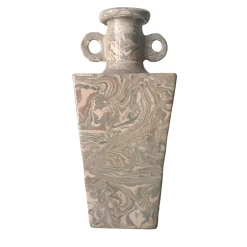 Vaso n. 104 effetto marmo grigio