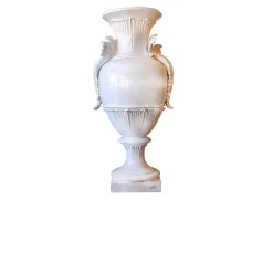 Vaso Neptune in Ceramica Bianca