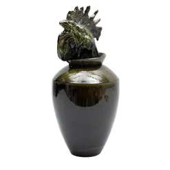 Vaso nero Canopo Gallo