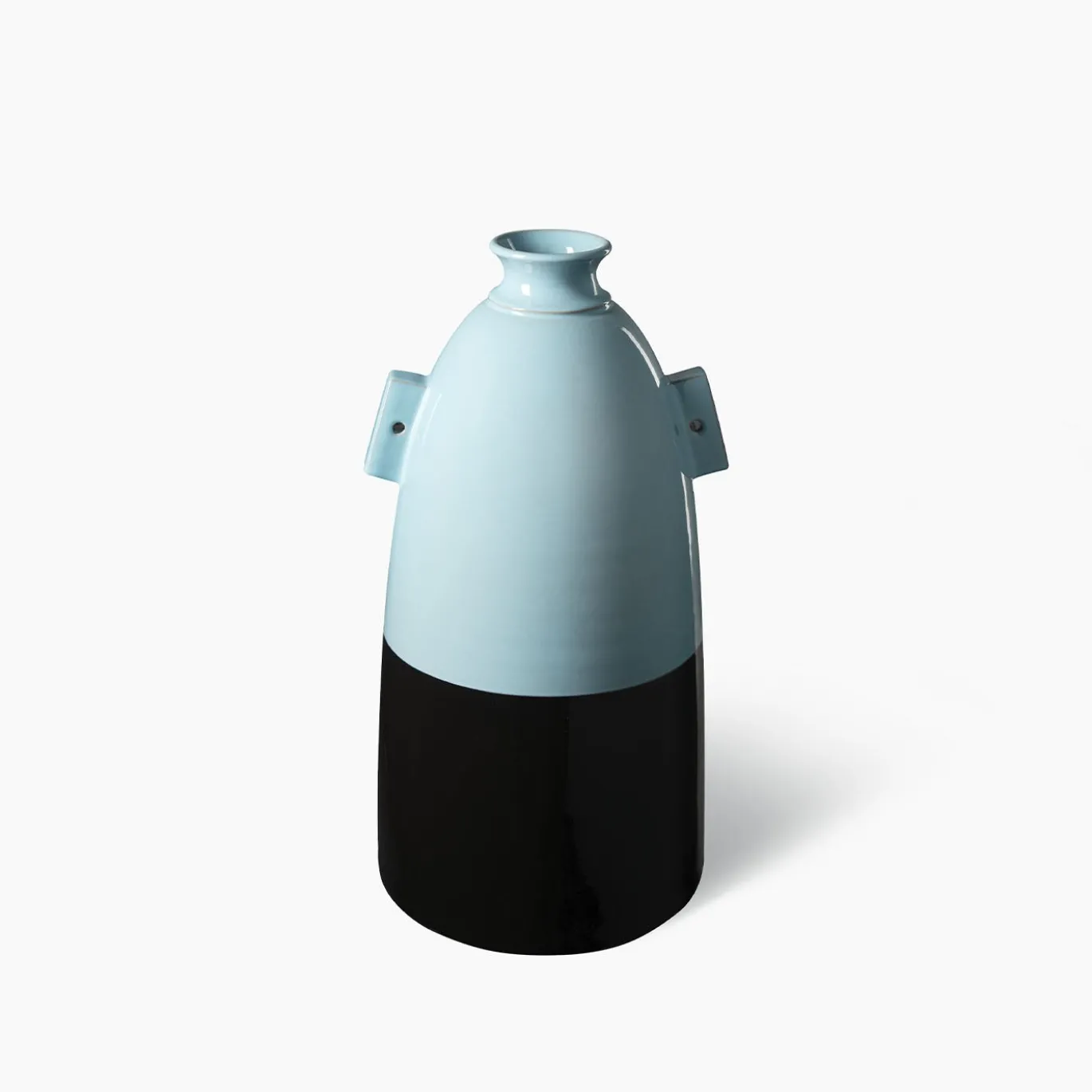 Vaso nero e blu di Aldo Londi