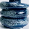 Vaso Nettuno piccolo in ceramica smaltata blu notte