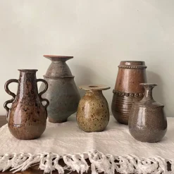 Vaso n. 156 in Ceramica a Quattro Manici Effetto rustico