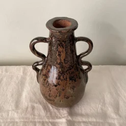Vaso n. 156 in Ceramica a Quattro Manici Effetto rustico