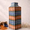Vaso n.135 in Ceramica a Strisce Multicolore